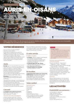 Ccgpf Fiche Auris En Oisans