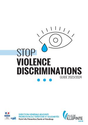 Guide violences et discriminations 2024