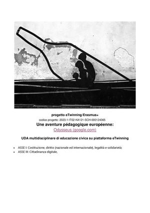 UdA educazione civica/progetto eTwinning/Erasmus+ Odysseus Realizzata A S 2023 24