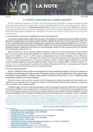 LA NOTE DU CESA N°571