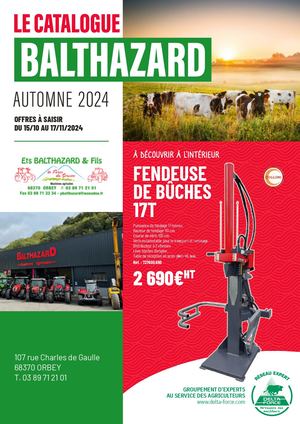 Catalogue Automne 2024 BALTHAZARD
