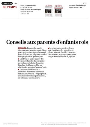 Guide des parents d'aujourd'hui, Caroline Goldman / France Inter - Flammarion