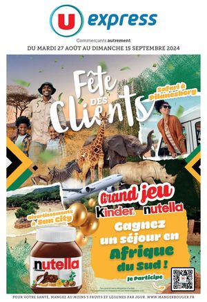 CATALOGUE DU 27 AOÛT AU 15 SEPTEMBRE - U EXPRESS