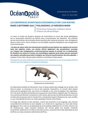 Cp Conference Thalassocnus Paresseux Marin 3sept2024 Oceanopolis