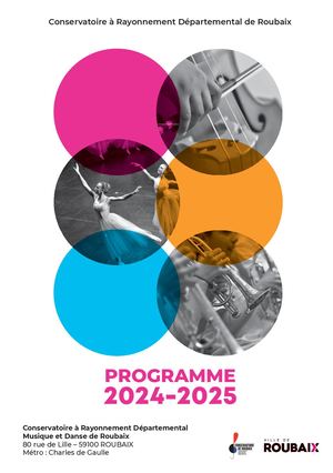 Saison Musicale 2024 2025 Du Conservatoire à Rayonnement Départemental Musique Et Danse De Roubaix