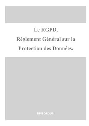 Charte Rgpd