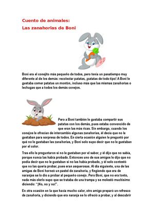 Cuento De Animales