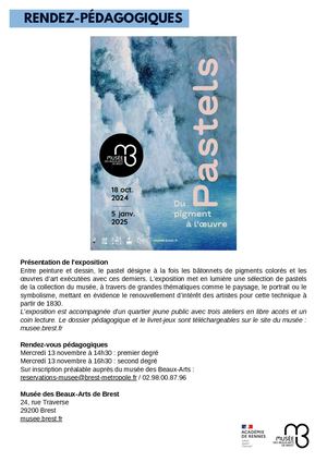 Rendez-vous pédagogiques Pastels