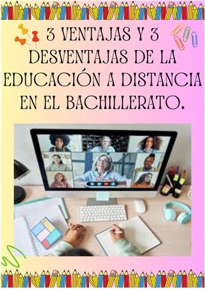 3 Ventajas Y 3 Desventajas De La Educacion A Distancia En El Bachillerato