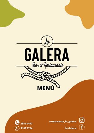 Menú La Galera