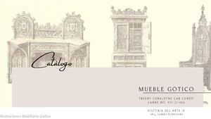 Catálogo Mobiliario Gótico Freeny Geraldyne Car Corzo