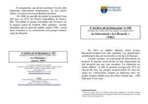 AMFAR A15 296 Le lotissement Les Renards (1962)