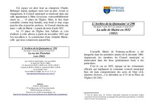 AMFAR A15 290 La salle de Mairie en 1852 (1852)