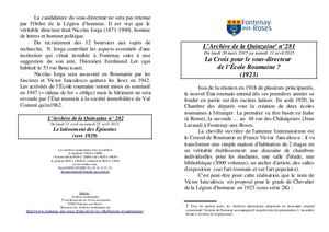 AMFAR A15 281 La croix pour le sous-directeur de l'ecole Roumaine (1923)