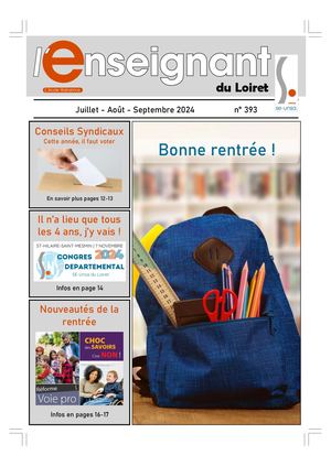 Bulletin de rentrée 2024