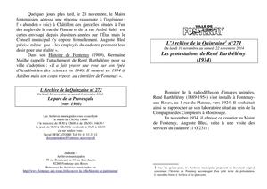 AMFAR A15 271 Les protestations de René Barthélémy (1934)