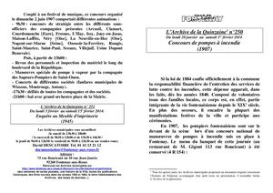 AMFAR A15 250 Concours de pompes à incendie (1907)