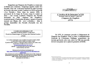 AMFAR A15 238 L'impasse des Peupliers (1971)