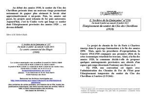 AMFAR A15 236 Elargissement du sentier du Clos-des-Chevillons (1928)