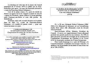 AMFAR A15 235 Une voie Robert Schuman (1974)