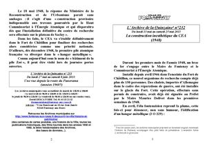 AMFAR A15 232 La construction inesthétique du CEA (1948 )