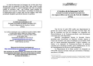 AMFAR A15 219 Les espaces libres sur la zone du fort de Châtillon (1956 )