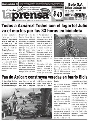 Diario Sábado 14 De Setiembre