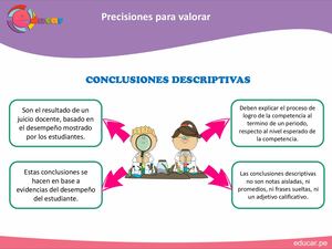 Precisiones Para Valorar Conclusiones Descriptivas