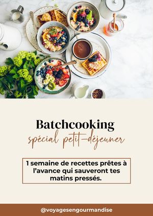 Batchcooking Petit Déjeuner