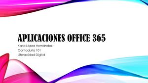 Aplicaciones Office 365