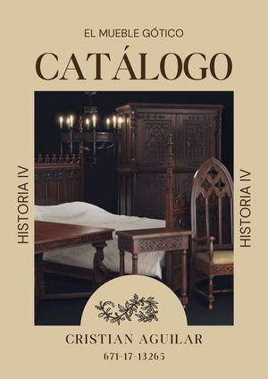 Catalogo Mueble Gotico