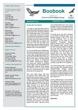 Boobook 41 2 September 2024