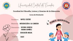 Técnicas Grafoplásticas-Nayeli Castro