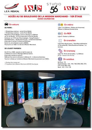 Calaméo - Plan D'accès Studios Courbevoie