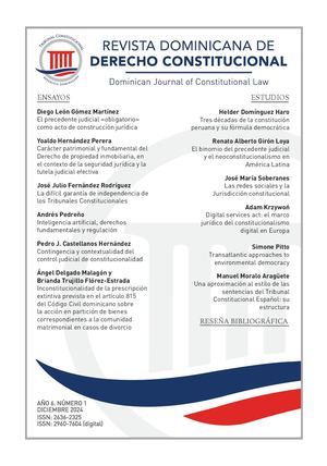 Revista Dominicana De Derecho Constitucional Año 6 Número 1