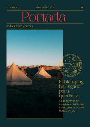 Portada Revista A4 Proyecto De Grado Collage Azul