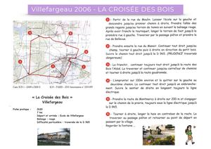 Villefargeau _  La Croisee Des Bois