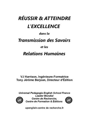 Préface, ©Up English School France