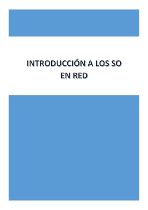 Introducción A Los So En Red