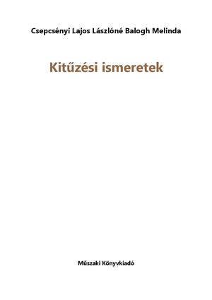 MK-5602 Kitűzési ismeretek