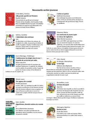 Nouveautés Section Jeunesse