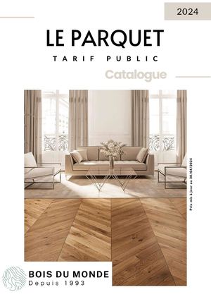 CATALOGUE PARQUET TARIFS PUBLIC 2024