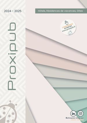 Catalogue Proxipub Hôtels, Gîtes et Résidences de vacances