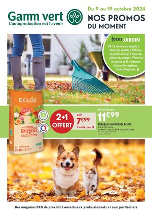 Depliant 8p Gamm Vert Promo Automne Octobre 2024