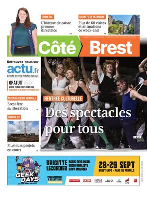 Côté Brest, N°533, de mercredi 18 à mardi 24 septembre 2024 - S38