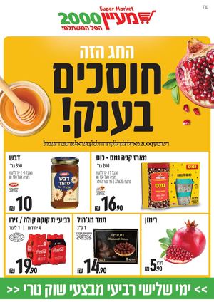 מבצעי ראש השנה מעיין 2000