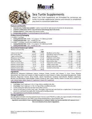 5B48 Sea Turtle Supplement