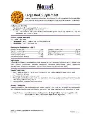 5TLB Large Bird Supplement