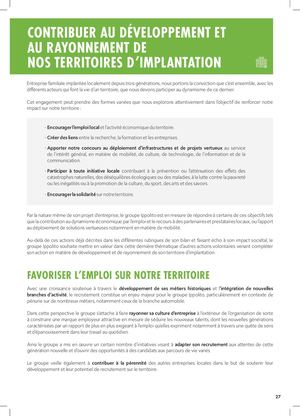 RSE GROUPE IPPOLITO - CONTRIBUER