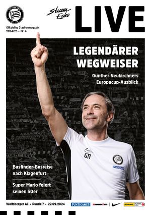 SturmEcho LIVE 2024/25, Nr. 4: Sturm – Wolfsberger AC